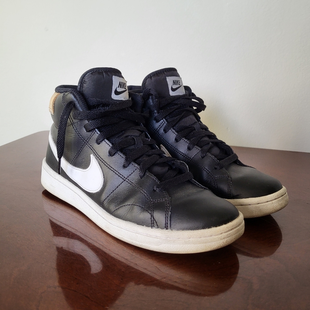 Nike Court Royale 2 Mid CT1725-001 Women's Black White Skate Shoes US 8.5